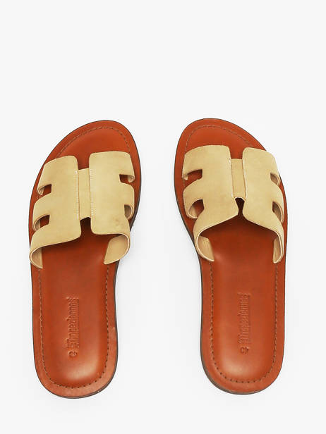 Slippers Emia Suede In Leather Les tropeziennes Beige men EMIASUED other view 3