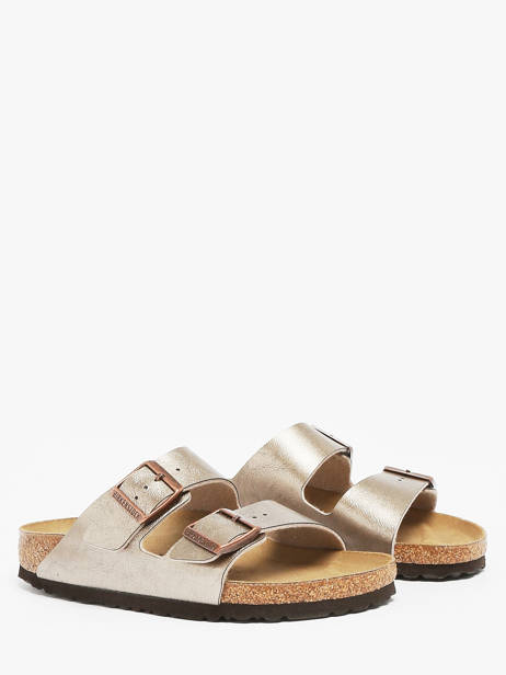 Slippers Arizona Birkenstock Beige women 1029439 other view 1