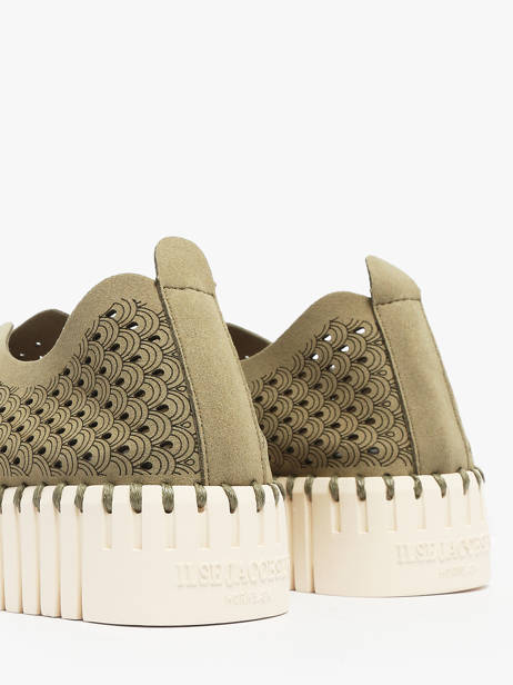 Moccasins Ilse jacobsen Green women TULI3373 other view 3