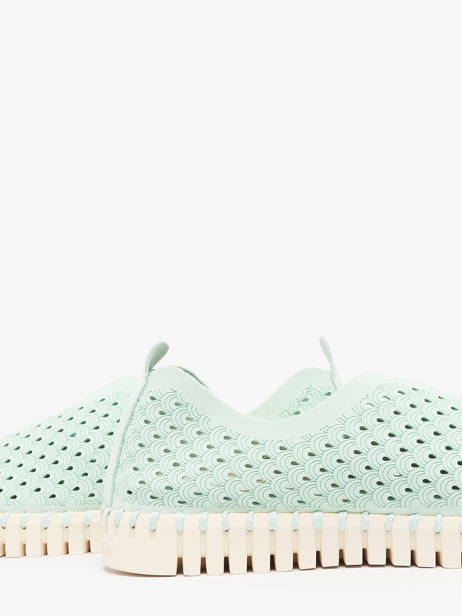 Moccasins Ilse jacobsen Green women TULI3275 other view 3
