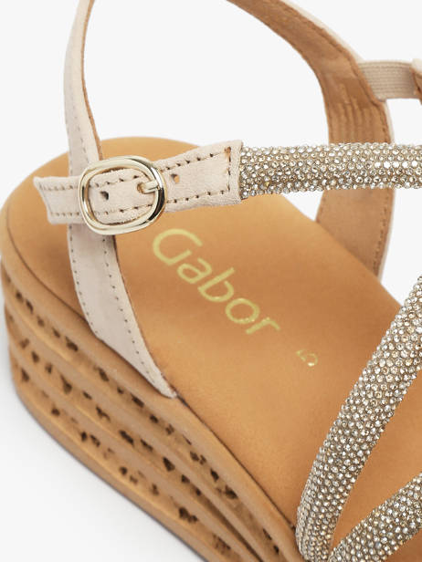 Sandals Gabor Silver women 82 other view 2