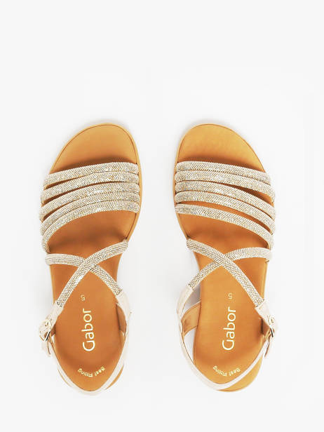 Sandals Gabor Silver women 82 other view 3