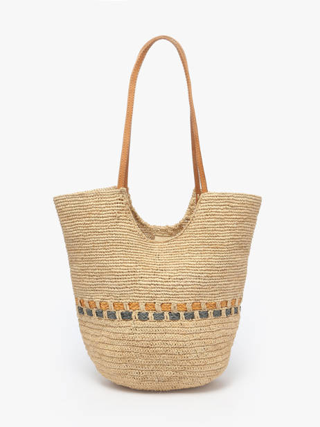Shoulder Bag L'atelier Du Crochet Raphia Le voyage en panier Beige l'atelier du crochet AM804 other view 4