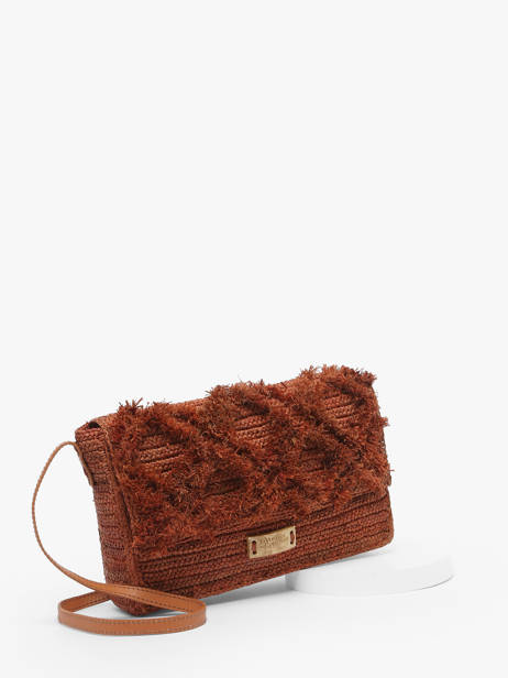 Shoulder Bag L'atelier Du Crochet Raphia Le voyage en panier Brown l'atelier du crochet AM768 other view 2