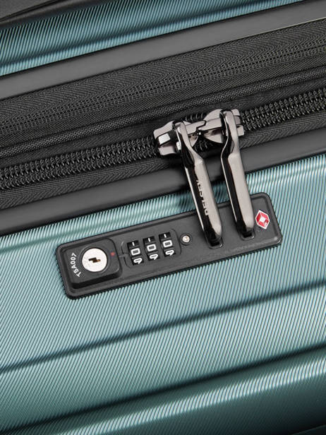 Expandable Cabin Luggage Delsey Green shadow 5.0 2878801 other view 1