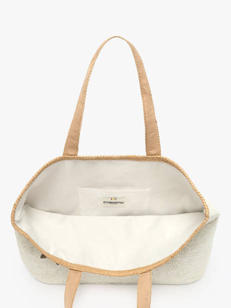 Sac Porté épaule Panama Papier Les tropeziennes Orange panama TZ01 vue secondaire 3