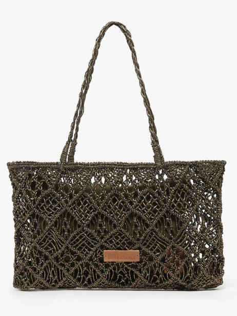 Shoulder Bag Natural Biba Green natural MSN2B