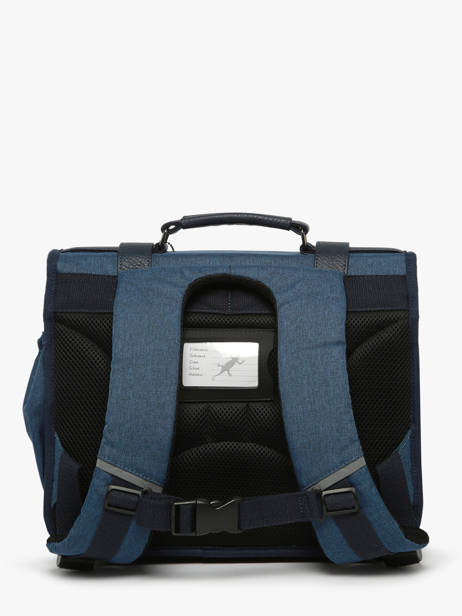 2-compartment Satchel Cameleon Blue vintage color CA146Q other view 4