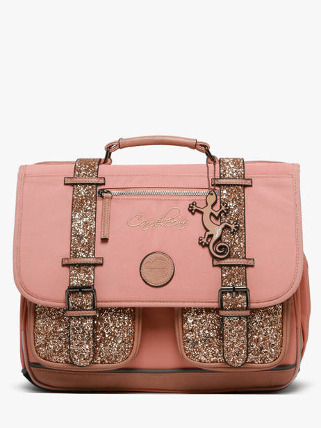 Satchel For Kids 2 Compartments Cameleon Pink vintage fantasy CA38