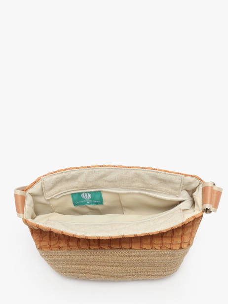 Sac Bandoulière Gaufrette Polyester Le voyage en panier Orange gaufrette PM881 vue secondaire 3