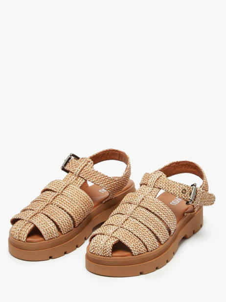 Sandals Shea In Leather Nuyou Beige women 37120 other view 1