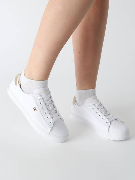 Sneakers Tommy hilfiger White women 8647YBS other view 1