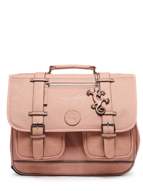 Satchel 2 Compartments Cameleon Pink vintage color CA38 other view 7