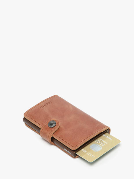 Vintage Leather Card Holder Secrid Brown vintage MV other view 1