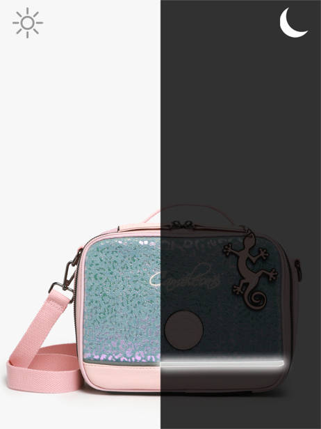 1 Compartment Lunch Bag Cameleon Blue vintage fantasy BL24 other view 6