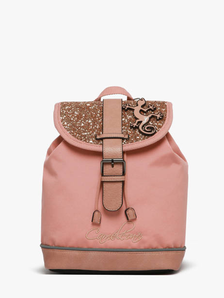 1 Compartment Backpack Cameleon Pink vintage fantasy SD25