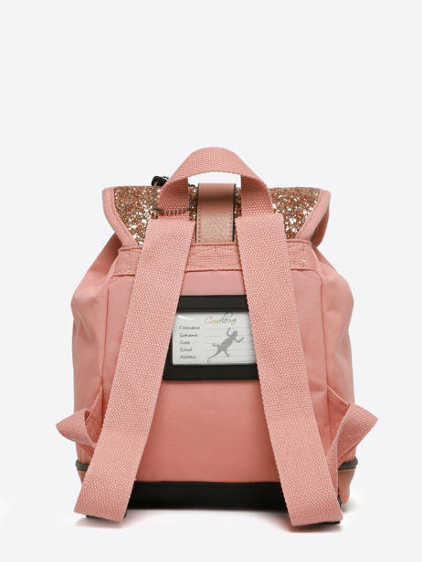1 Compartment Backpack Cameleon Pink vintage fantasy SD25 other view 4