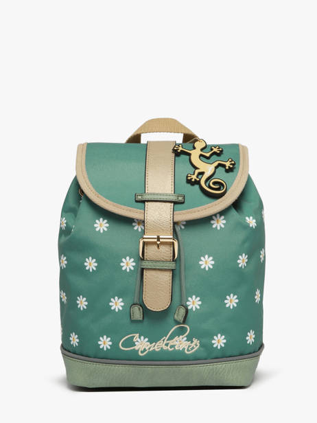 1 Compartment Backpack Cameleon Green vintage fantasy SD25