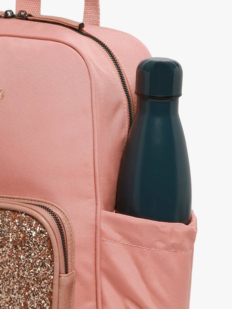 1 Compartment Backpack Cameleon Pink vintage fantasy SD33 other view 5