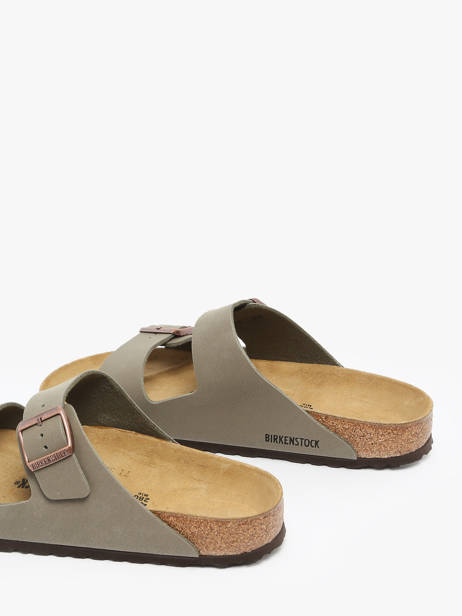 Slippers Arizona Bfbc Stone Birkenstock Gray men 151211 other view 2