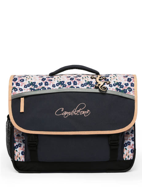 Satchel For Kids 3 Compartments Cameleon Blue actual CA41 other view 6