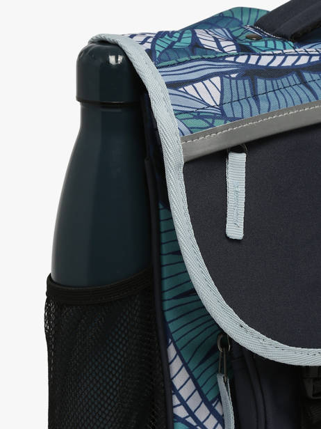 Satchel For Kids 3 Compartments Cameleon Blue actual CA41 other view 5