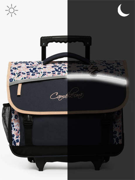 Wheeled Schoolbag For Kids 2 Compartments Cameleon Blue actual CR38 other view 8