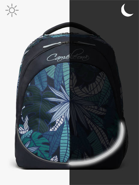 2-compartment Backpack Cameleon Blue actual SD39 other view 7