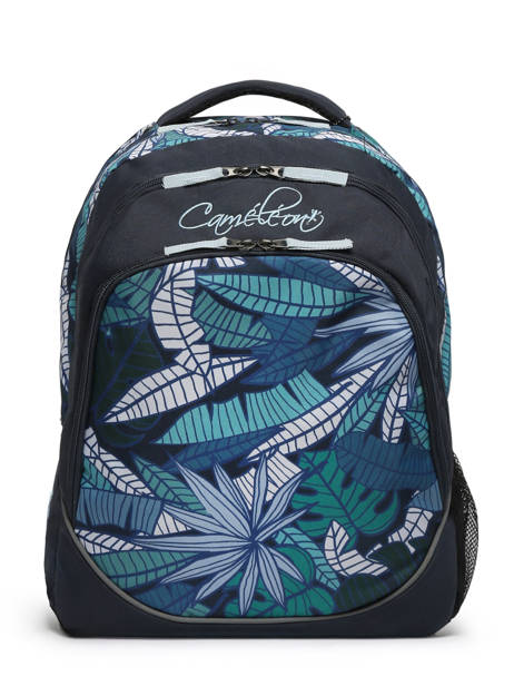 2-compartment Backpack Cameleon Blue actual SD45 other view 6