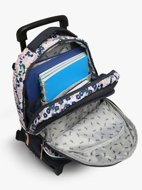 Wheeled Schoolbag Cameleon Blue actual SR39 other view 3