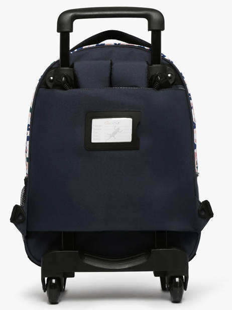 Wheeled Schoolbag Cameleon Blue actual SR39 other view 5