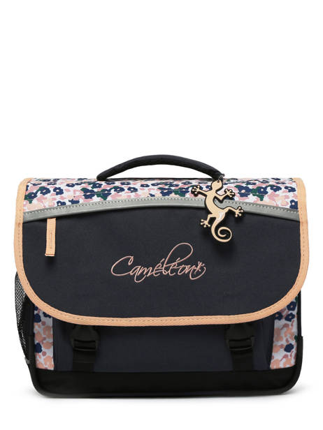 Satchel For Kids 2 Compartments Cameleon Blue actual BAS-CA35 other view 6
