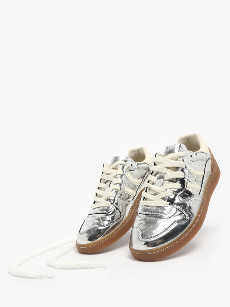 Sneakers Goal In Leather Coolway Silver women 7683172 other view 3