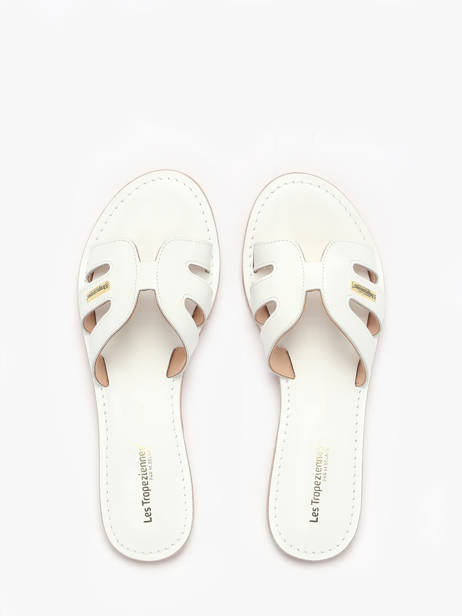 Slippers Damia In Leather Les tropeziennes White women DAMIA other view 8
