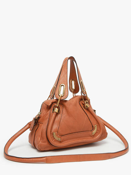 Preloved Leather Paraty Satchel Chloe Brown second life 1351290 other view 5