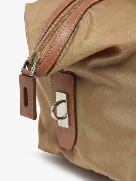 Preloved Prada Tessuto Satchel Leather And Nylon Prada Beige second life 1210372 other view 3