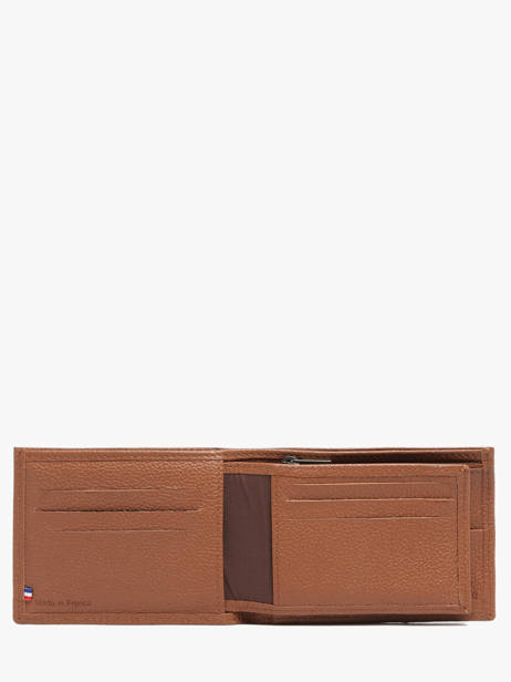 Leather Wallet Madras Etrier Brown madras EMAD438 other view 1