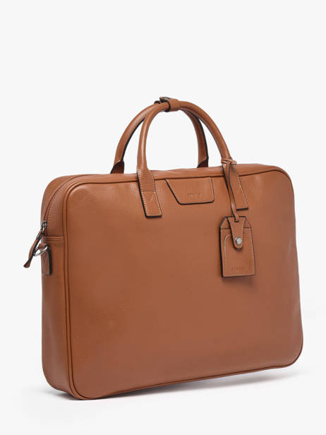 Leather Flandres Briefcase With 17