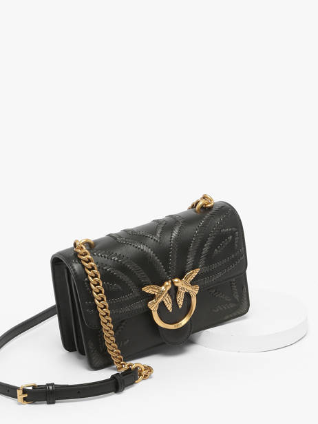 Shoulder Bag Love Bag Icon Leather Pinko Black love bag icon A2C3 other view 2