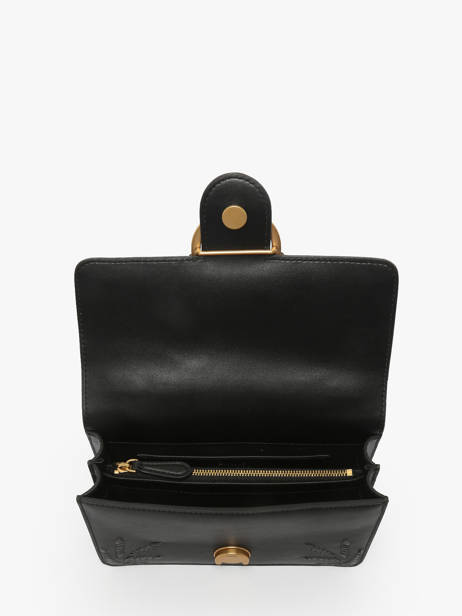 Shoulder Bag Love Bag Icon Leather Pinko Black love bag icon A2C3 other view 3