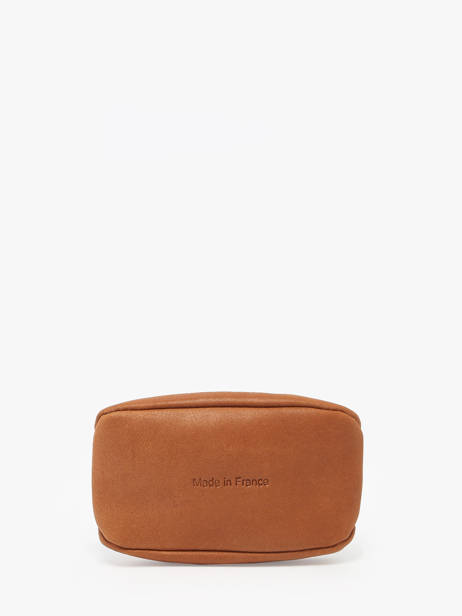 Leather Coin Purse Oil Etrier Brown oil EOIL043 other view 2