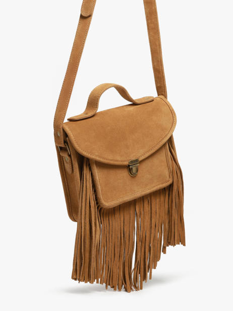 Leather Melle George Folk Crossbody Bag Paul marius Brown folk GEORGFOL other view 2