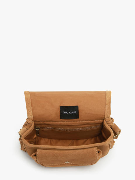 Leather Le Bohémien Folk Crossbody Bag Paul marius Brown folk BOHEMFOL other view 3