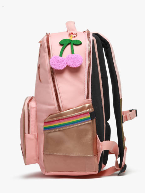Bobby Backpack 1 Compartment Jeune premier Pink daydream girls G other view 2