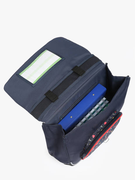 1 Compartment Satchel Tann's Blue les fantaisies f 35321 other view 3