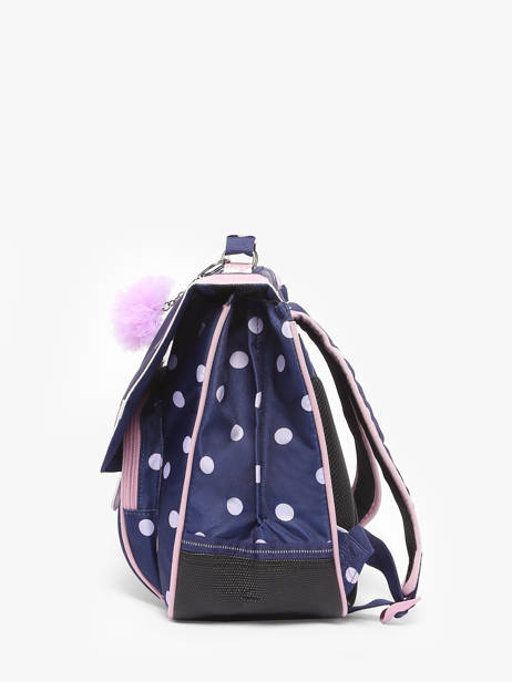 2-compartment Satchel Tann's Blue les fantaisies f 38325 other view 2