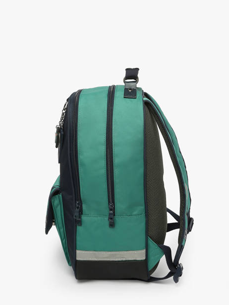 2-compartment Backpack Tann's Green les fantaisies g 74126 other view 2