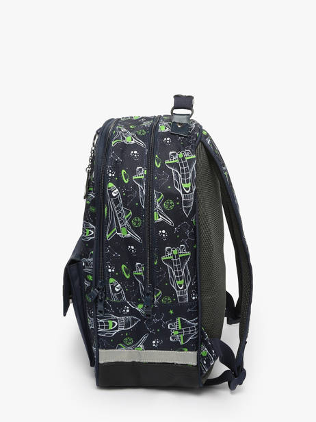 2-compartment Backpack Tann's Blue les fantaisies g 74142 other view 2