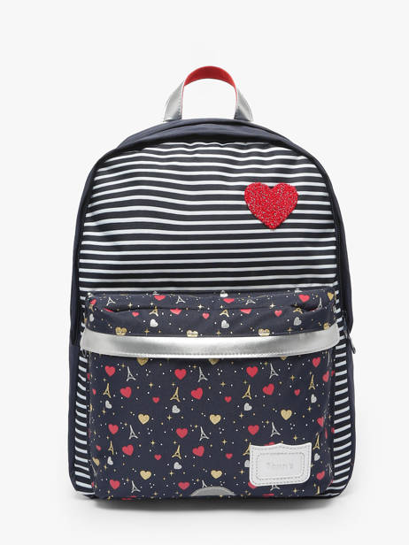 2-compartment Backpack Tann's Blue les fantaisies f 63321
