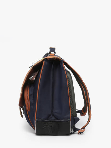 2-compartment Satchel Tann's Blue les fantaisies g 41111 other view 2